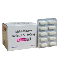 Mebentel 500 Mg Tablets (Mebendazole)