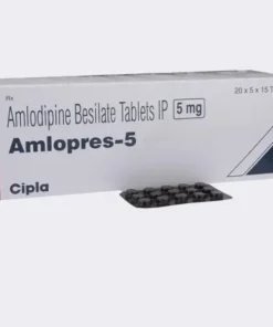Amlopres 5 Mg Tablets (Amlodipine Besilate)