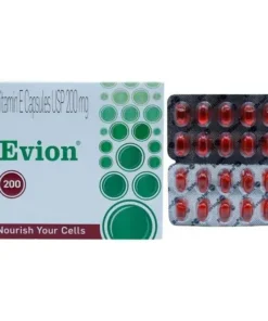 Evion 200 Mg Capsules (Vitamin E)