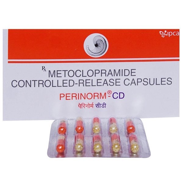Perinorm CD 15 mg Capsules (Metoclopramide) 1 Perinorm CD 15 mg Capsules (Metoclopramide)