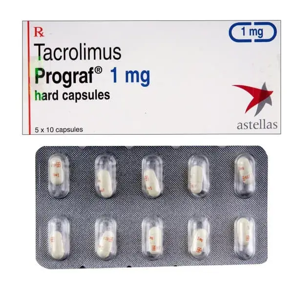 Prograf 1 Mg Capsules (Tacrolimus) 1 Prograf 1 Mg Capsules (Tacrolimus)