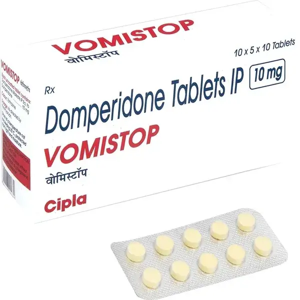 Vomistop 10 Mg Tablet (Domperidone) 1 Vomistop 10 Mg Tablet (Domperidone)